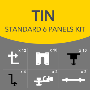 Antai - 6 Panels Tin Kit G2 [Black] 30/35mm No Rails No cable clips