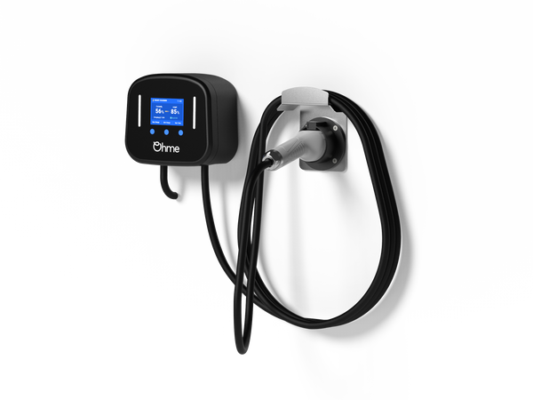 Ohme Home Pro Single Phase 7.4kW - 5m Tethered cable w/Type 2 plug - w/CT - w/LCD - [HP5-07AU-WI-BLSTD-01]