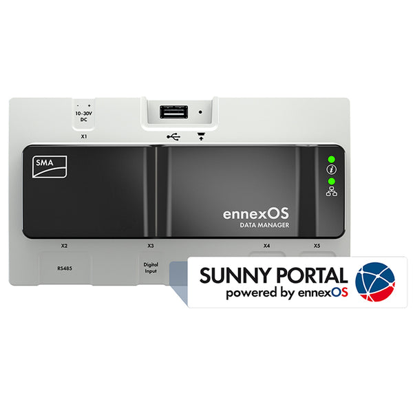SMA DataManager M Powered by ennexOS supports 50 devices (SMA EDMM-10)