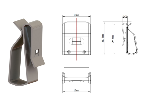 Titan Solar cable clips/panel clip 500 in one bag