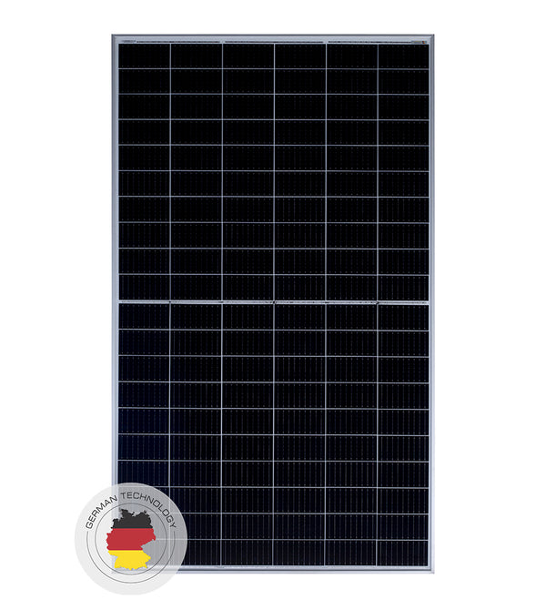 AE Solar METEOR 440W N-TYPE Dual-glass Bifacial 108 Halfcells Blackframe 30mm MC4 EVO2 -(AE440CMD-108BDE (IEC 61215-2021))