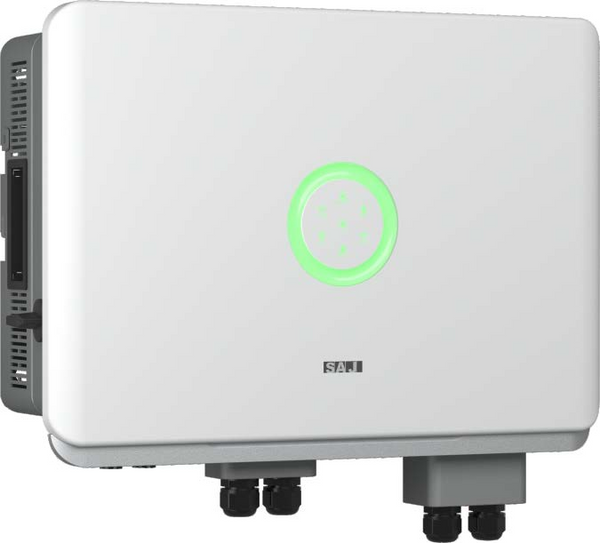 SAJ Hybrid HV 6.0kW 1 Phase 2 MPPT w/wifi w/DCI w/inbuilt Backup w/meter (H2-6K-S2)